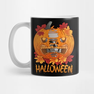 Pumpkin Mask Mug